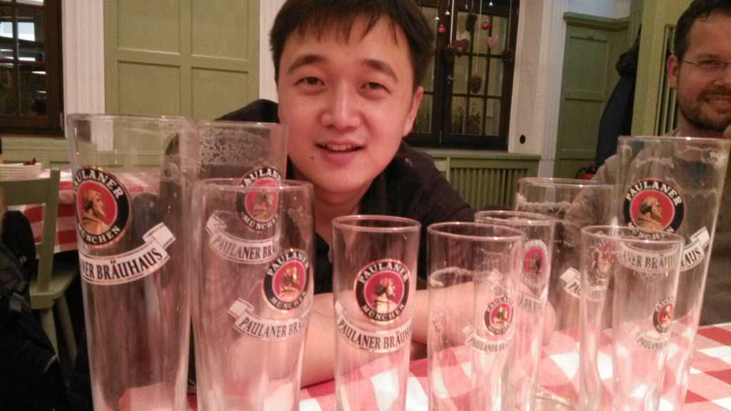 A great drinking time with colleagues in Mun... cover